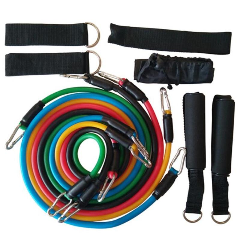 Power Resistance Bands for Workout for Women & Men (11pcs), Exercise Bands for Home and Gym Workouts. Perfect Resistance Band for Exercise and Muscle Building.