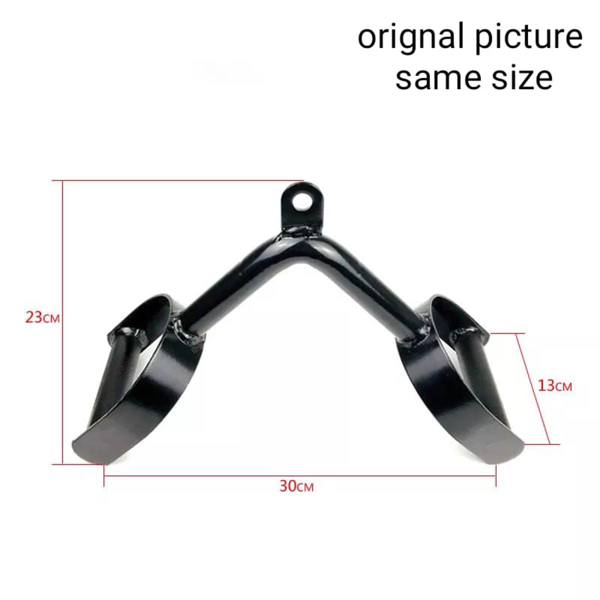 Gym Accessories Pully Cable Machine Attachments Handle Grip For Pull Down Rope Back Muscle Arm Biceps Triceps Blaster Training Rope Accessories