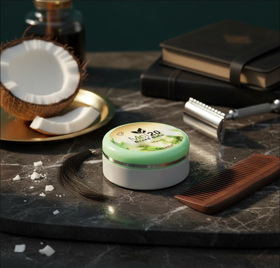 Mol20 Beard Balm - 10gm - Coconut Flavor