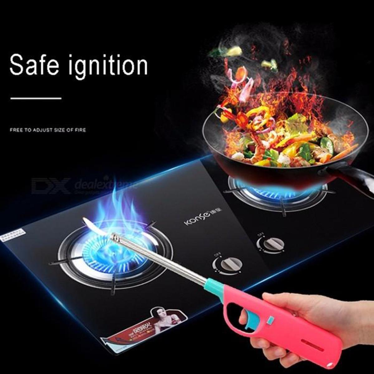 BBQ kitchen ignition burner Electric Gas lighter fire start Metal safety  lighters for stove Outdoor camping Multicolor