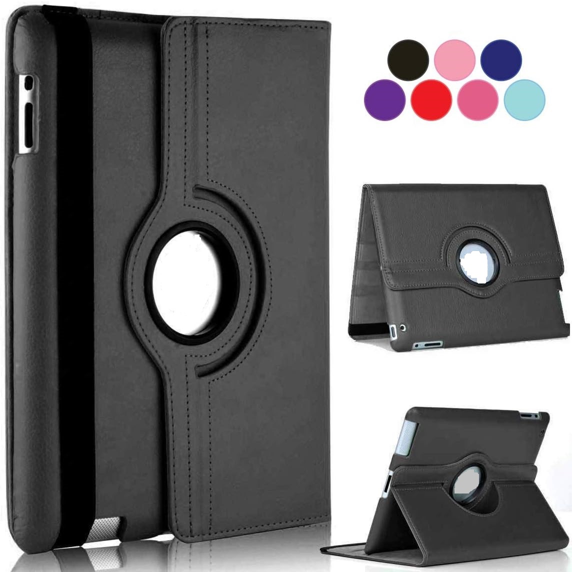Flip Cover for Pad 2/3/4 Gen 9.7 inches 360 Degree Rotate Case