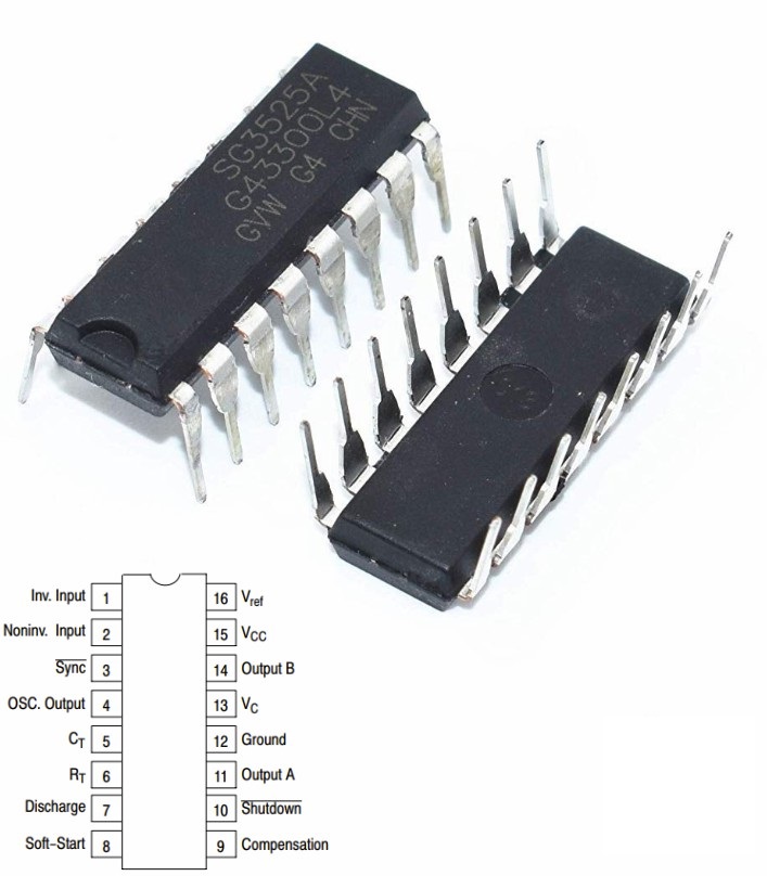 1pcs SG3525A SG3525 DIP16 inverter switching power supply Pwm