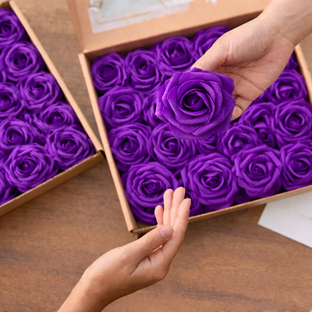 24 PC Purple
