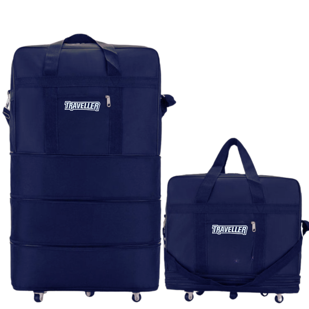 Bagzillas: Top Quailty Traveling Bag With Rouler Wheels Extra Big Capacity Expandable Luggage Bag Waterproof/Durable Base Handbag Weekender Bag Traveling Bag For Men women