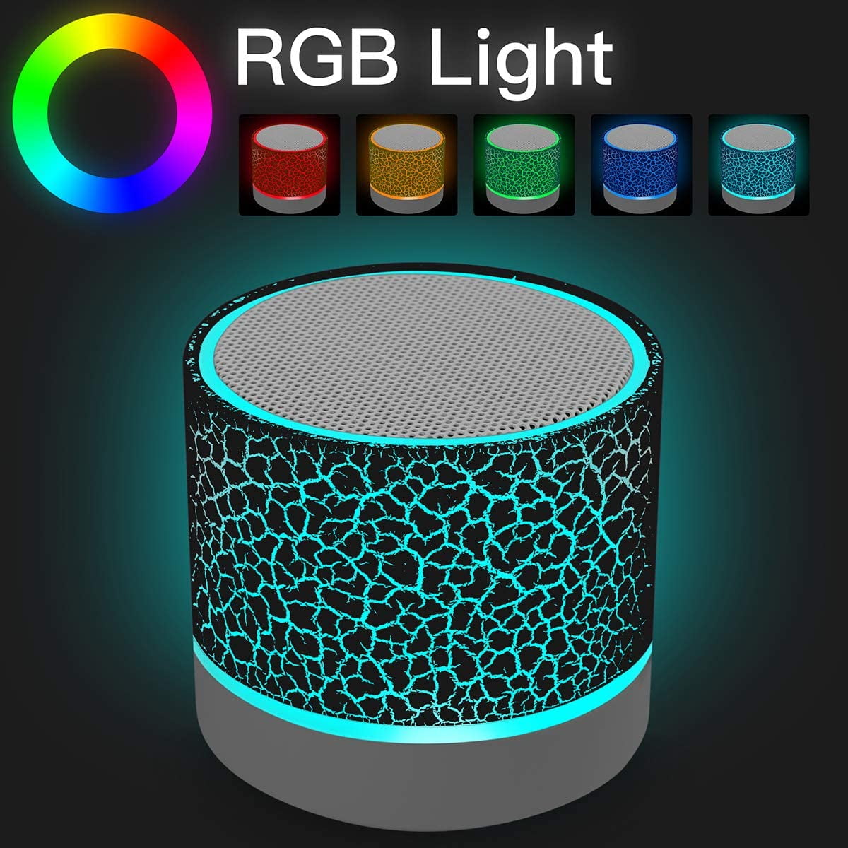 Mini Bluetooth Wireless Portable Speaker with LED Dancing Light & High Bass Sound price in Pakistan