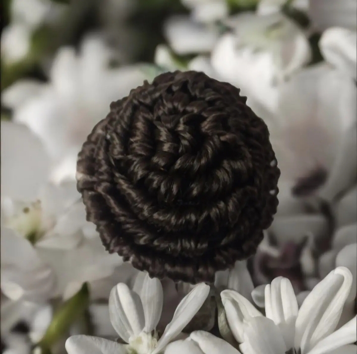 Fashion Women Wavy Curly Bun Synthetic Bud Hair Extension Artical 7638746556