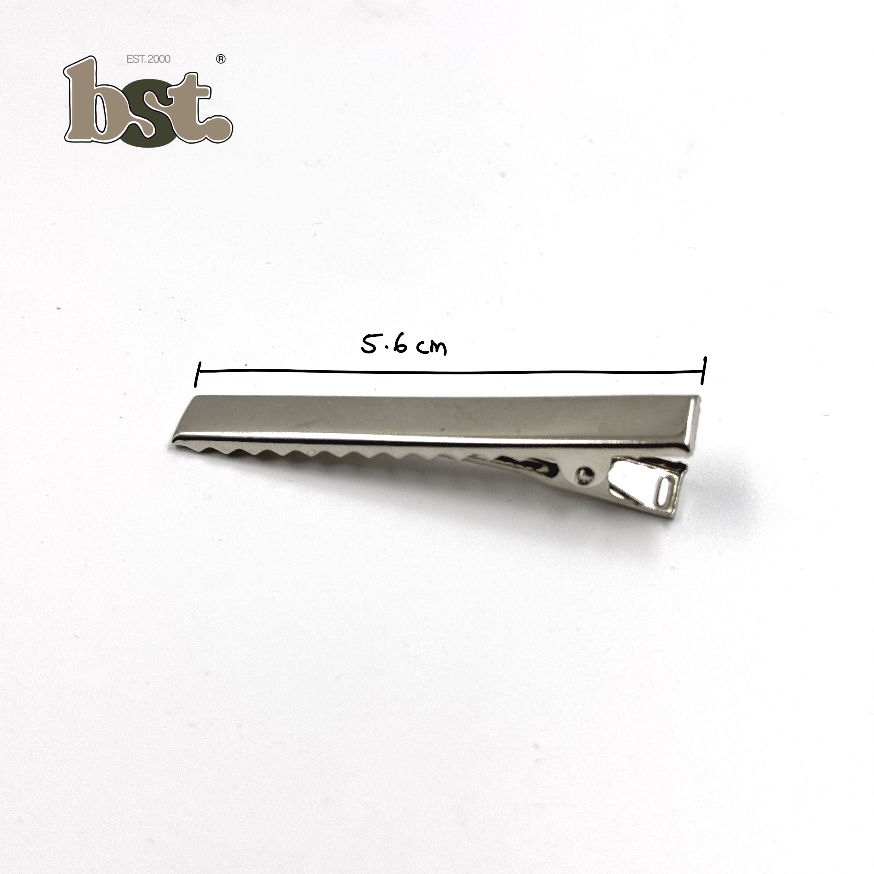 12pcs 50pcs Alligator Hair Clips Metal Bow Teethed Barrette Crocodile Clamp Tie Pin DIY Clip BST