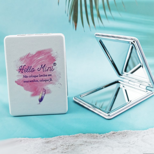 Pocket Size Cosmetic Mirror Easily Portable Used For Multi Purpose