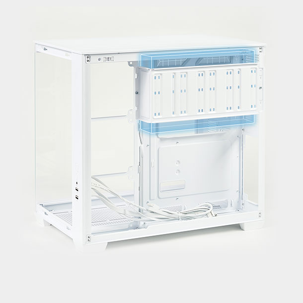 ASUS A32 PLUS TG White ARGB ATX PC Case Support 360mm radiators and 420mm graphics cards and pre-installed ARGB fans 22 c69f2ab100e7e2c899ff75ddbaffe5f1