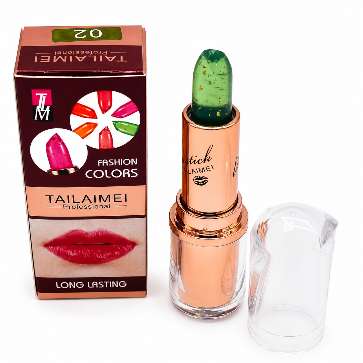 TAILAIMEI Professional Temperature Color Changing Jelly Lipstick – Long Lasting Moisturizing Crystal Lip Balm – Magic Lip Glow