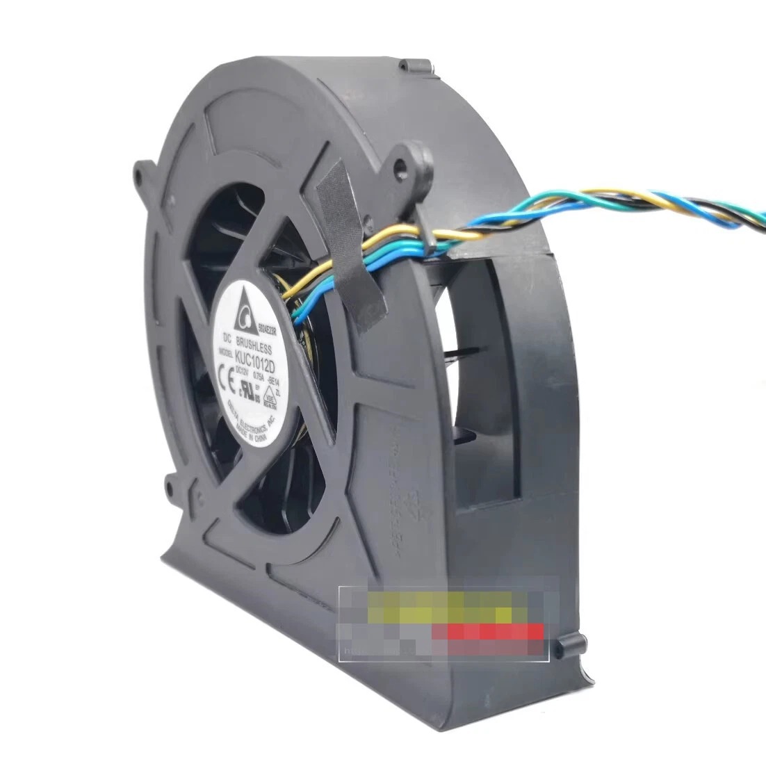Original PC Computer KUC1012D 12V 0.75A 4 Wire Temperature Controlled Turbine Fan