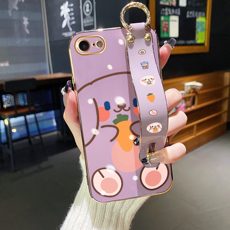 chenyyka For iPhone Case With Wristband New Design Square Edge