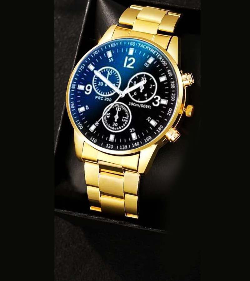 Fashion Mens Stainless Steel Watches Wristwatch Calendar Luminous Clock Men Business Casual Watch