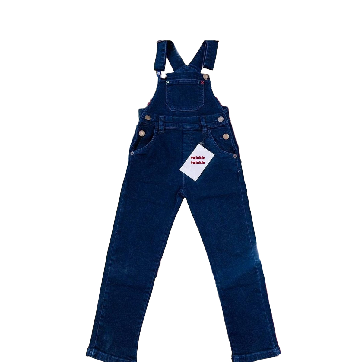 Denim Navy Blue Baby Romper Unisex Dungaree Stylish And