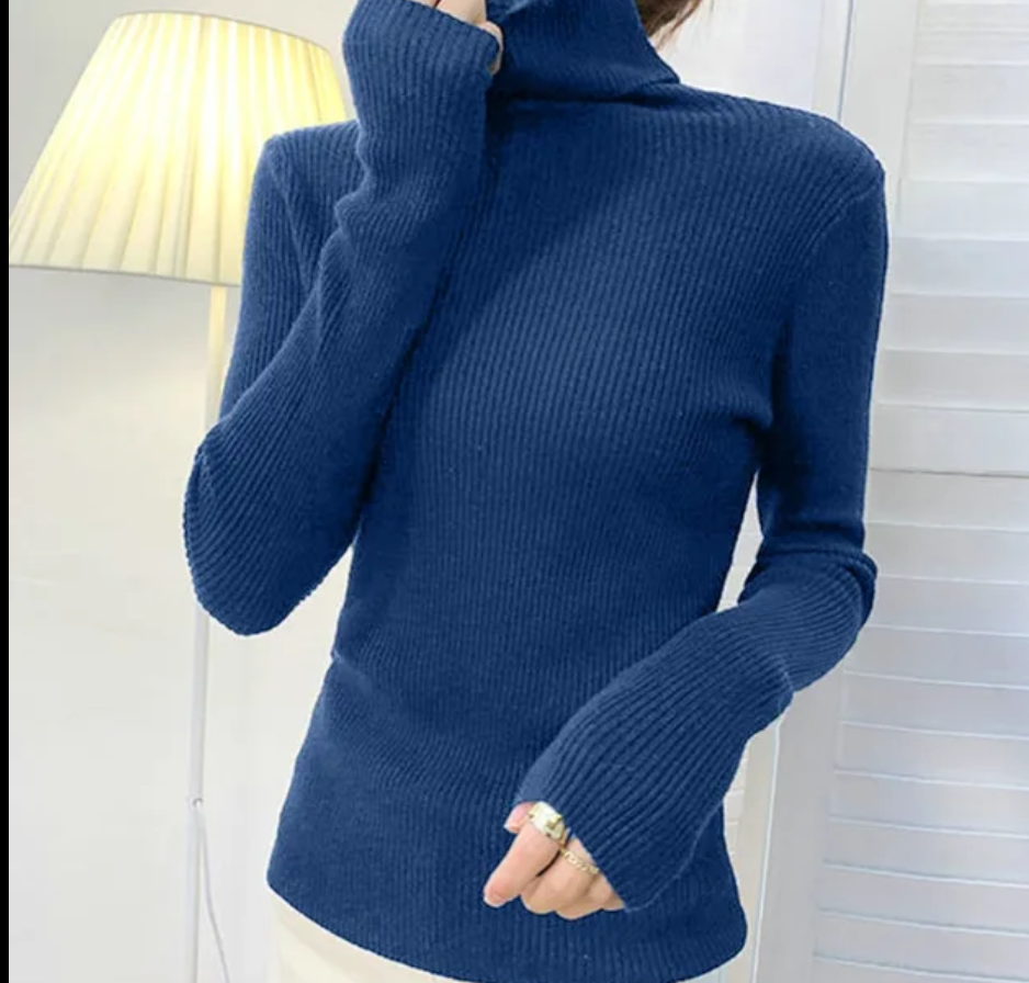 Slim Fit High Neck for Ladies Women - Warm Turtle Neck for Girls - High Quality High Neck Comfortable Fit- Winter Stuff