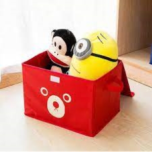 Panda Storage Bin for Toys Storage Box Organiser with Lid for Kids Playroom, Baby Clothing, Children Books, Stuffed Animal