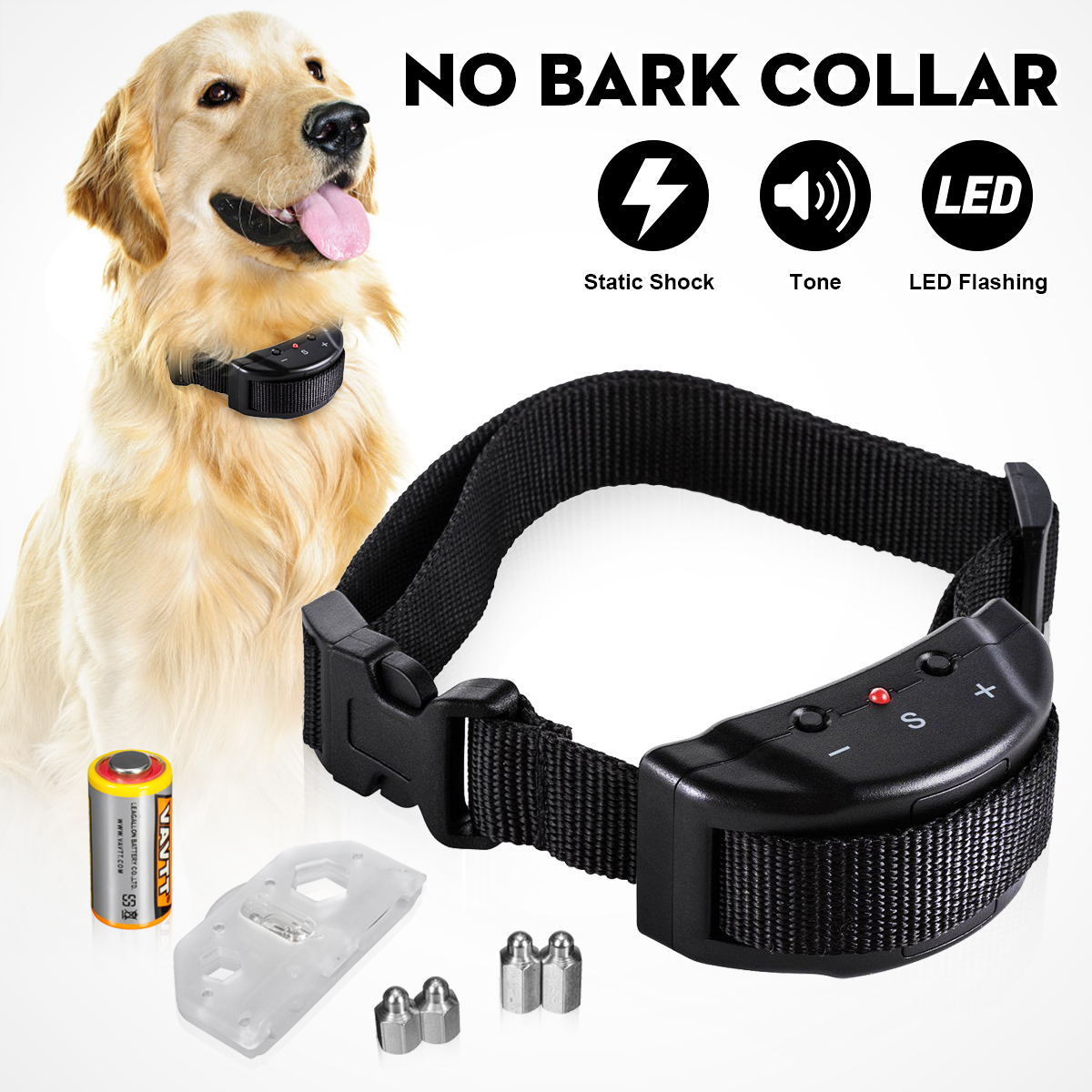 barking dog collar with remote