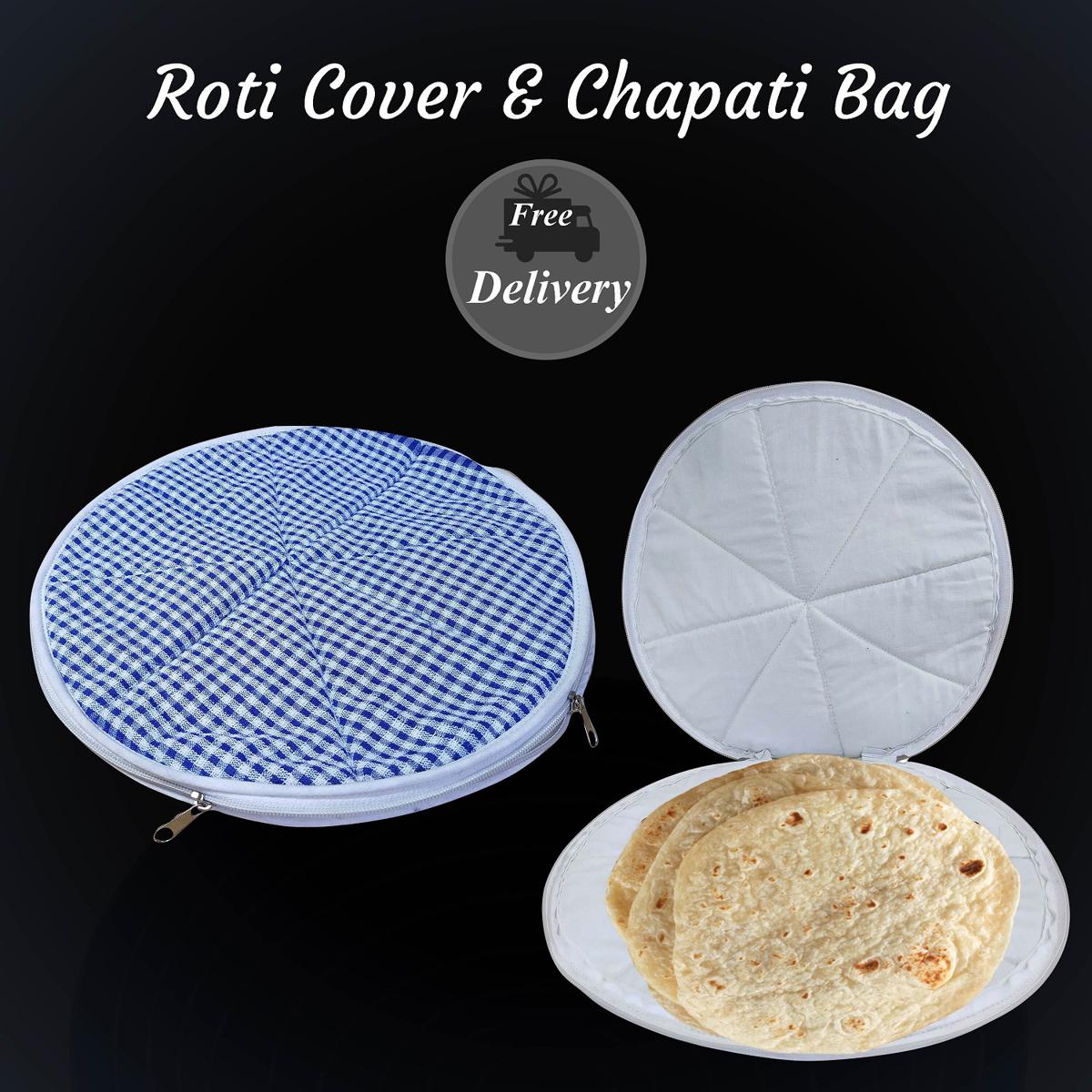 Roti Carrier, Zip Roti Cover, Tortilla Basket, Flatbread Zip Clothes C –  Yahan Sab Behtar Hai!