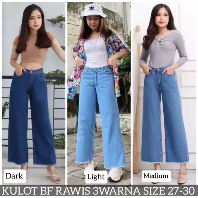 Highwaist Culottes Jeans For Women 