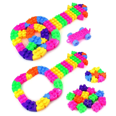 Building Blocks for Kids Big Size and Small Size High Quality for Kids Early Learning Toys & Creative Model Playing Building Block Toy (set of 50, set of 100, set of 200
