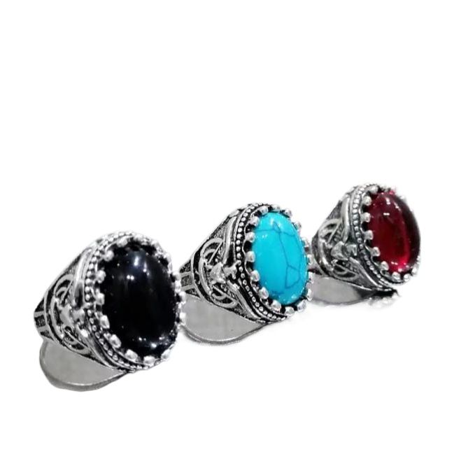 Pack of 3 Turkish Design Rings For Men
