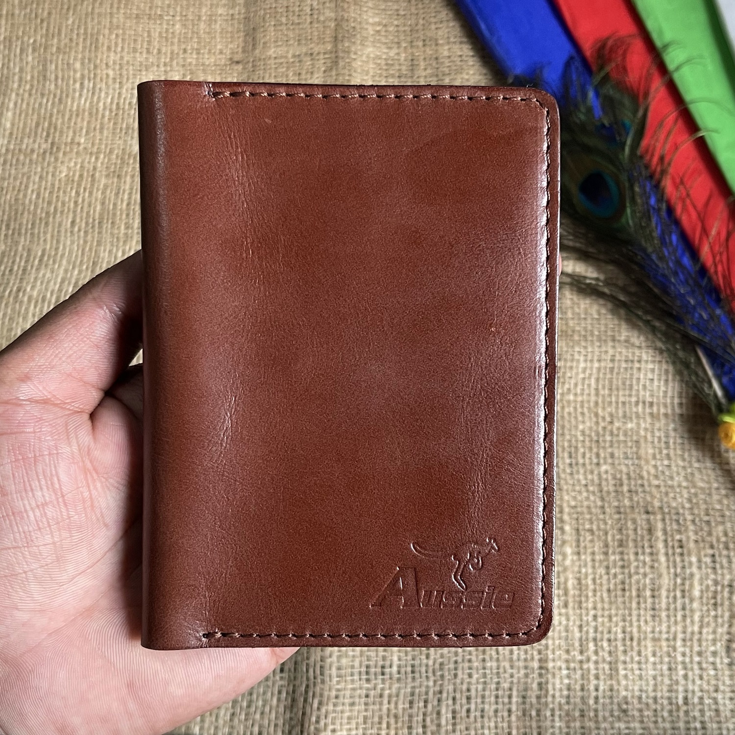 Passport Cover Brown Leather (SAME DAY DISPATCH) Delivery time 2 to 4 Working Days