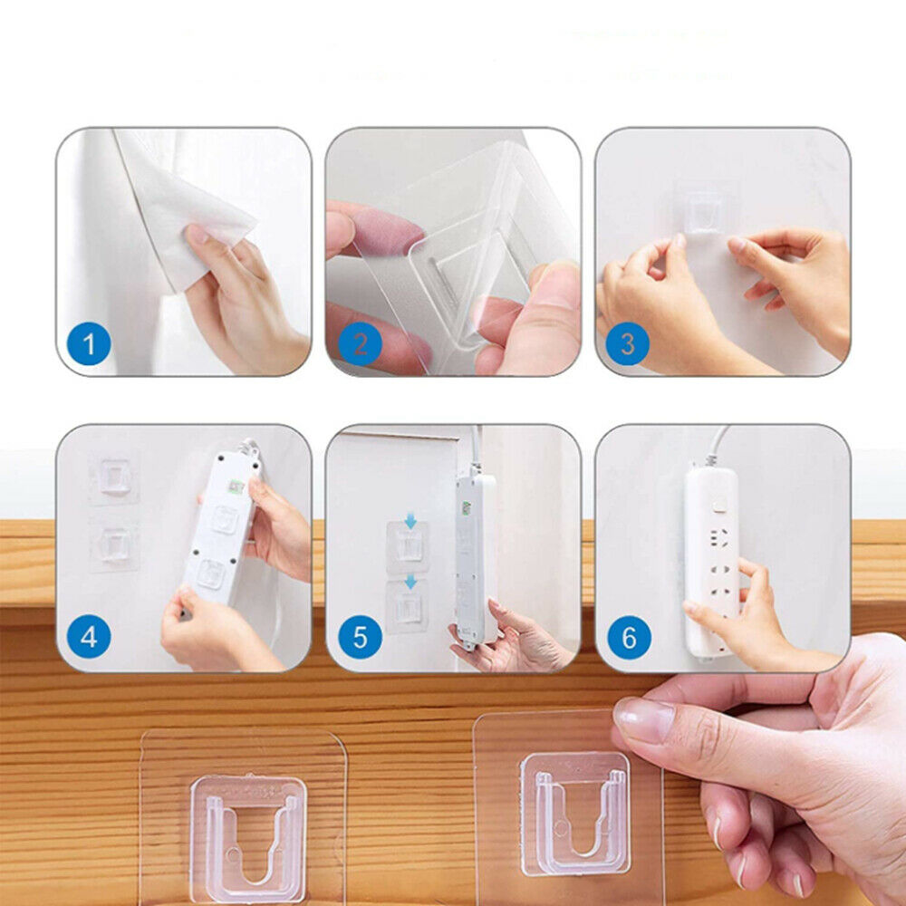 3 Pair Double sided adhesive wall hook , Wall Hooks ,Suction Hook