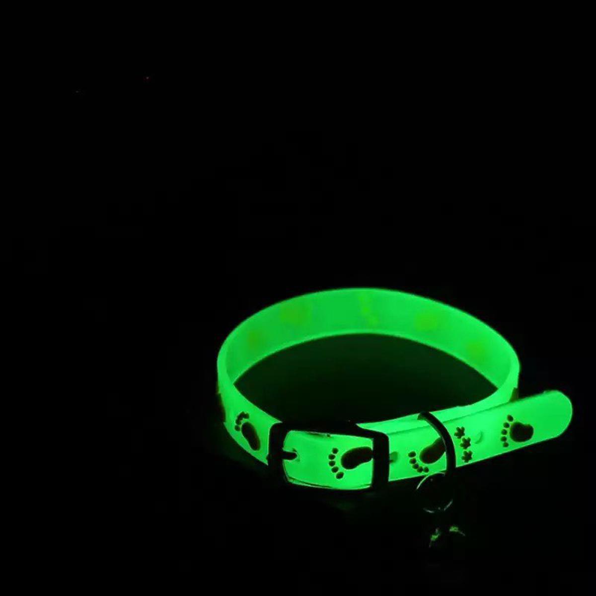 Glow in the 2025 dark cat collar