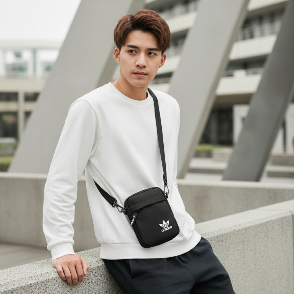 Stylish Crossbody & Side Bags for Men & Boys - Mini Bag for Travel, Money & Mobile - Durable & Lightweight