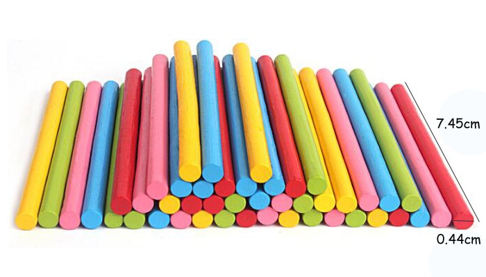 Wood Educational Number Math Calculate Game Toy Mathematics Puzzle Toys Kid Early Learning Counting Sticks Material Children