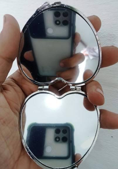 Portable Hand Mirror for Girls Make up Stylish Barby Doll Mirror for Girls