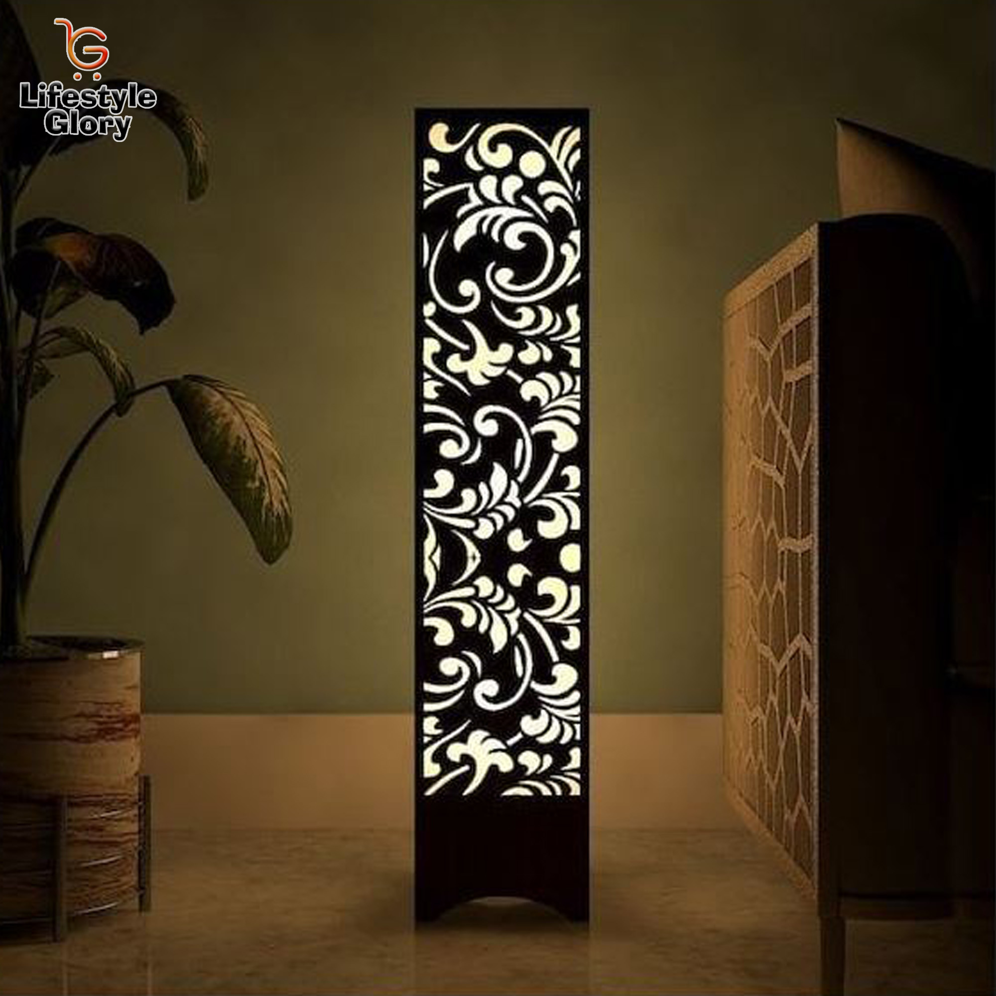 Laser cut hot sale table lamp