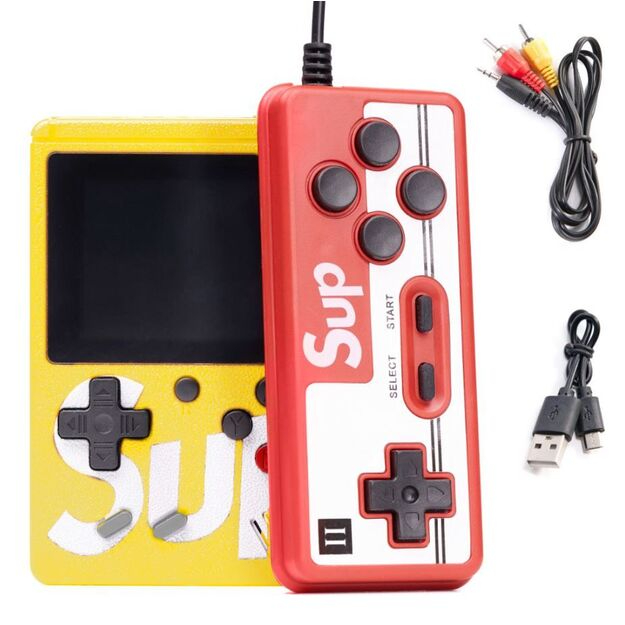 SUP Game Box Plus Console With Controller 400 in 1 Retro Video Games For Kids Handheld Game PAD Gamebox Connects with LCD / TV