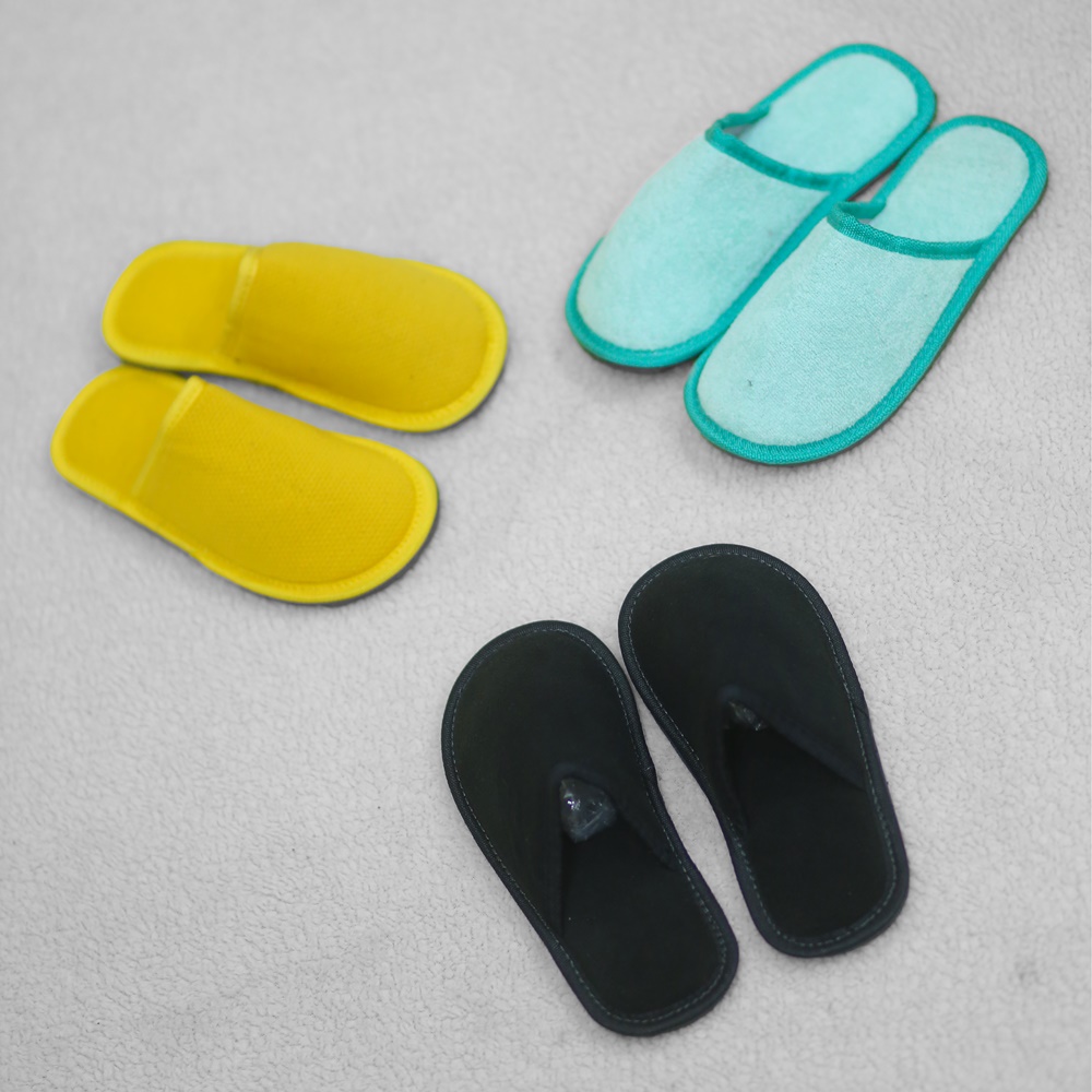 Children's Portable Closed Indoor Slippers Breathable Cute Slippers for Home 1 Pair