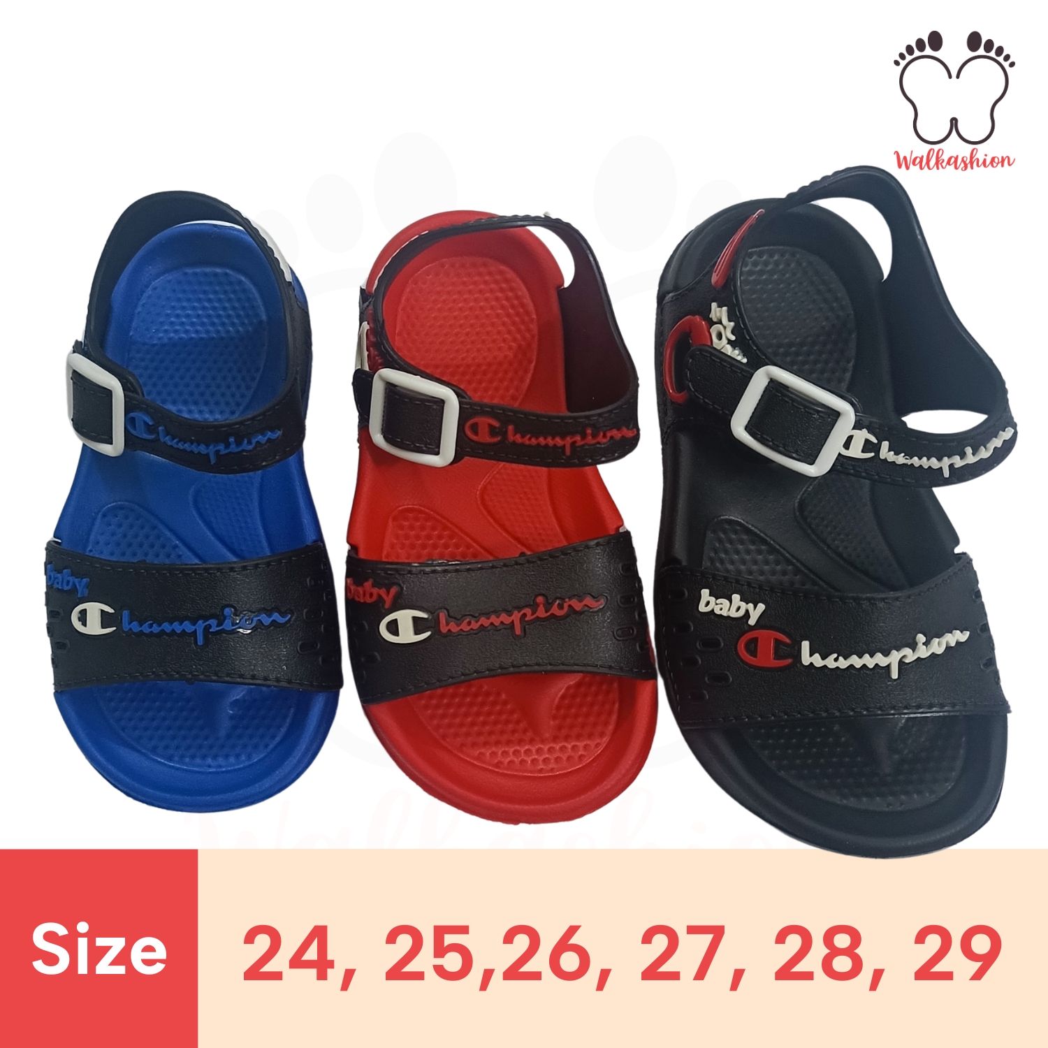 Kids Unisex button strap sandals for Baba and Baby. (100% Soft, Durable and Comfortable). Waterproof Casual Sandals for Kids. Best for all Season.Light weight, Soft, Durable and Comfortable. Washable premium material.