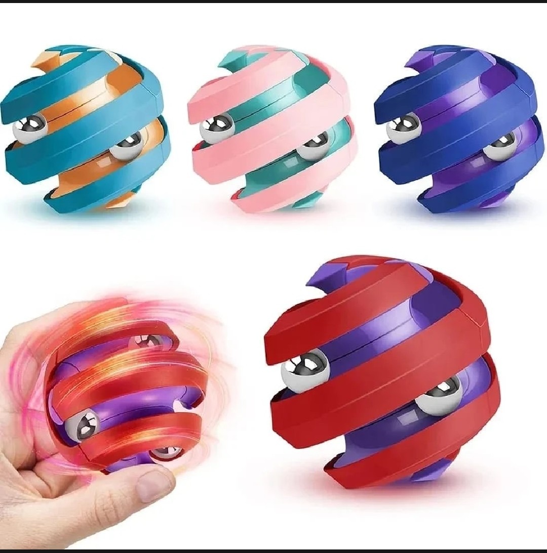 4 Bead Track Ball Magic Cube Orbit Ball Toy as Stress Relief Gift Puzzle Games For Kids Children Adults