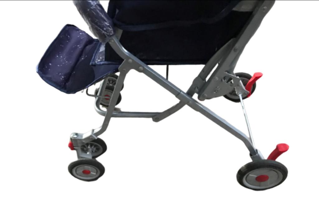 Foldable Baby Stroller Pram For Newborn Rubber Tyres