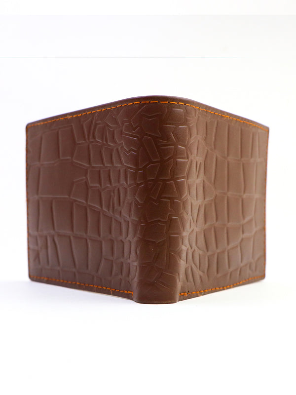 [Hight Quality] Branded Crocodile Cow Leather Wallet for men