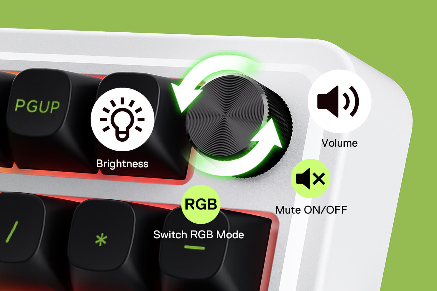 Redragon K686 EISA MAX 98 Keys Wireless Gasket RGB Gaming Keyboard 3-Mode Hot-Swap Socket, Dedicated Knob Control & Custom Linear Switch 23 c7bc25f43c048cea550fed67b3fe1e8f