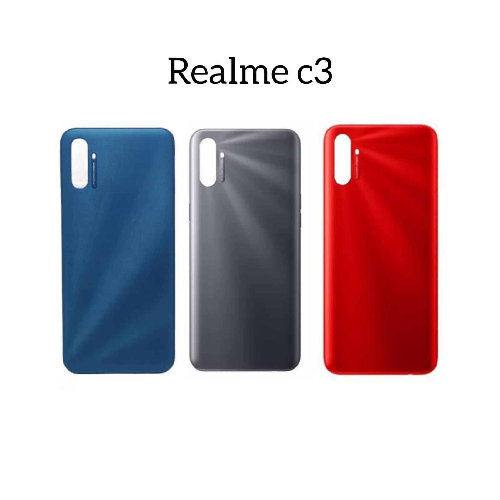 Realme c3 Battery Back Cover Rear Door Housing Case, Back Panel for Realme c3.