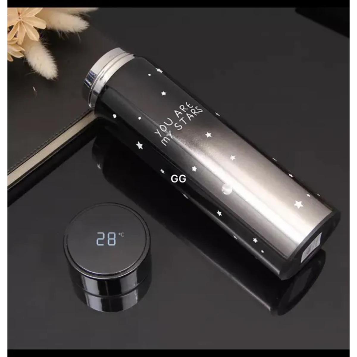 Temperature Display Vacuum Insulated Water Bottle 500ML, Thermo Flask