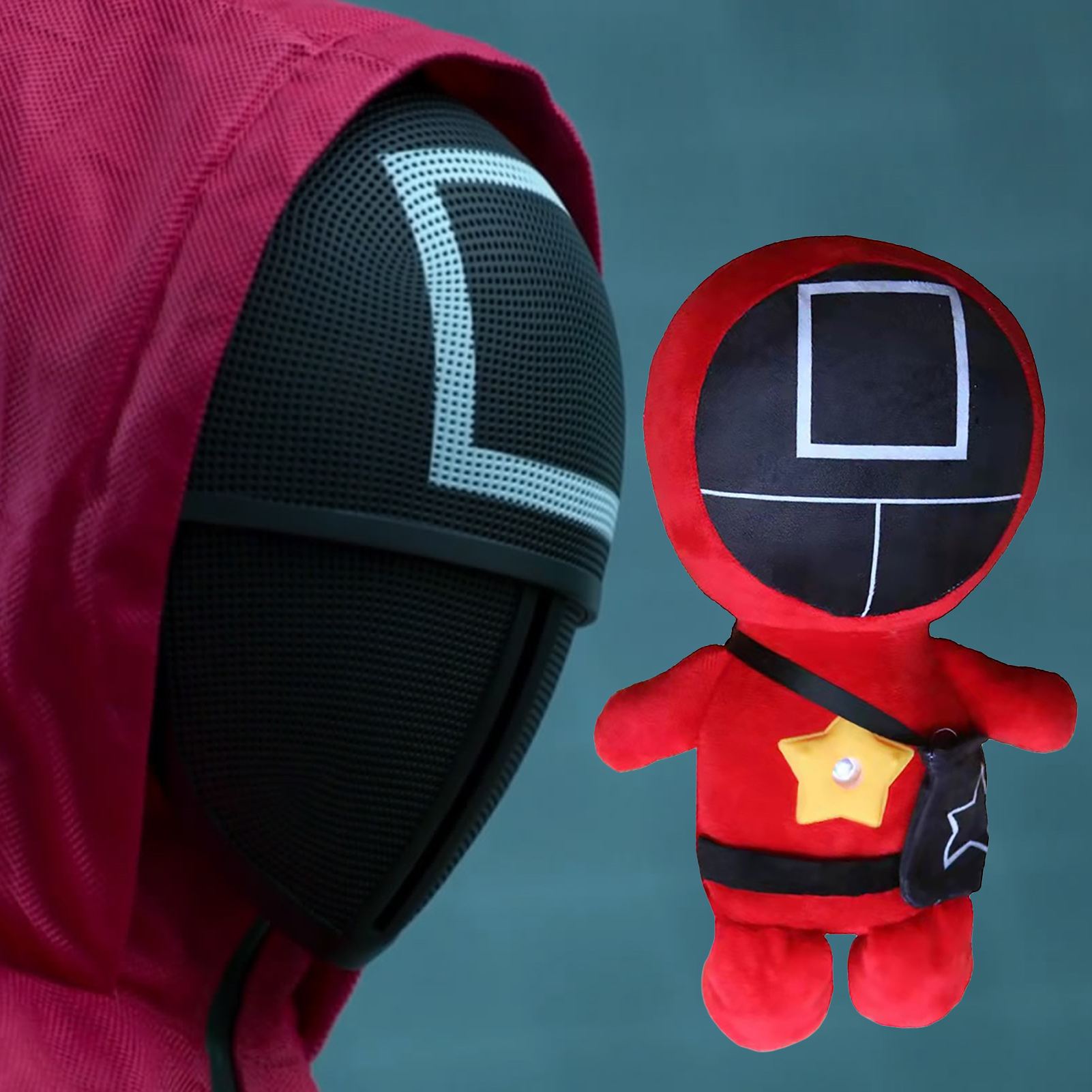 Projector Night Light Colorful Korean Tv Series Squid Game Cuddly Plush Doll Projection Led Lamp 26 Projector Night Light Colorful Korean Tv Series Squid Game Cuddly Plush Doll Projection Led Lamp