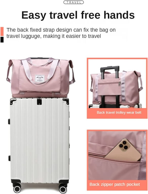 Fitness Dry women Gym/Travel bag, waterproof Fashionable Gym Bag, traveling girls Bag sling duffle bags, teravling bag