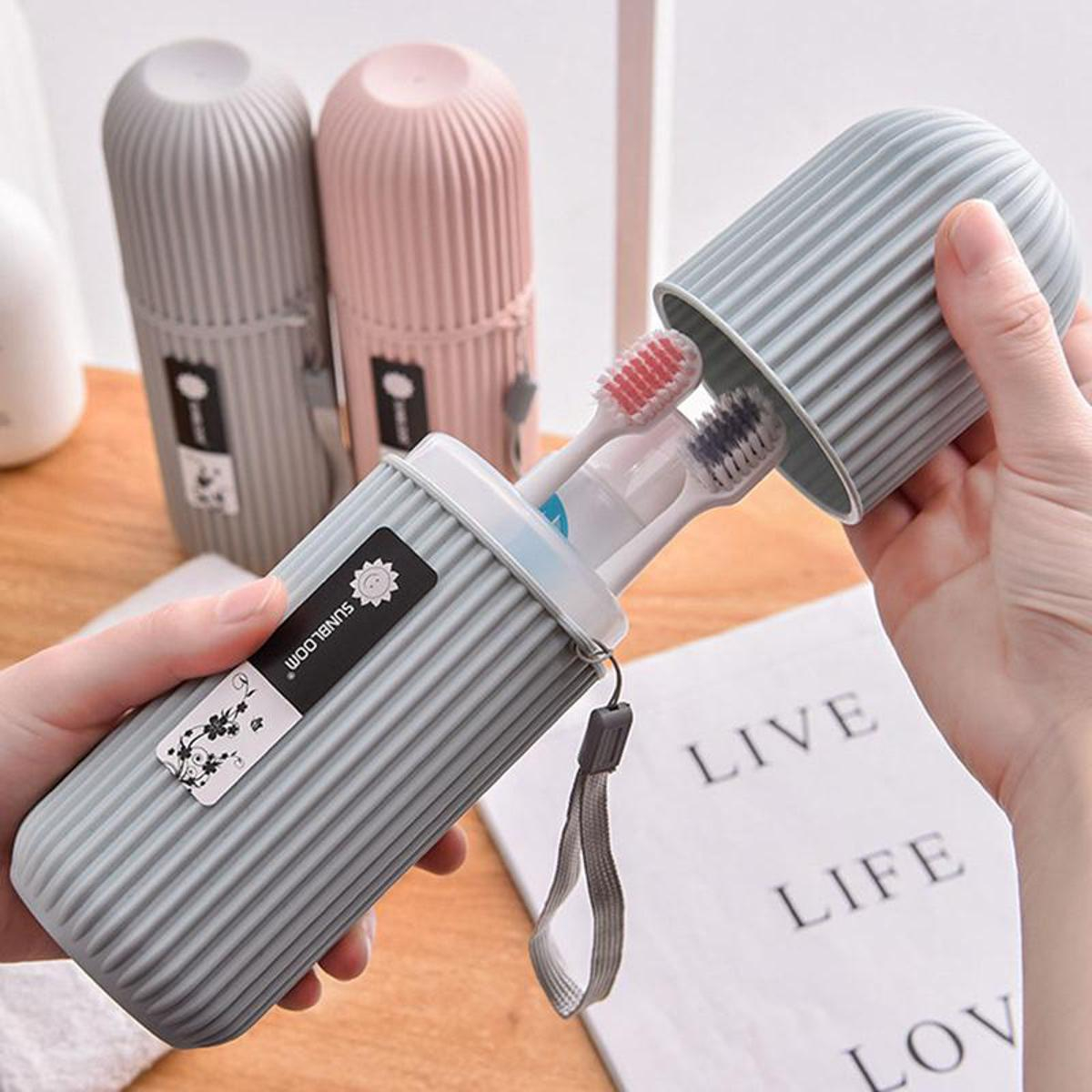 Shopping Zone Travel accessories Toothbrush Cover Protection Box Wash Makeup Bag Women Men Toiletries Storage Multi travel Case Toothpaste, Sun Glasses, mini folding Umbrella Case Organizer