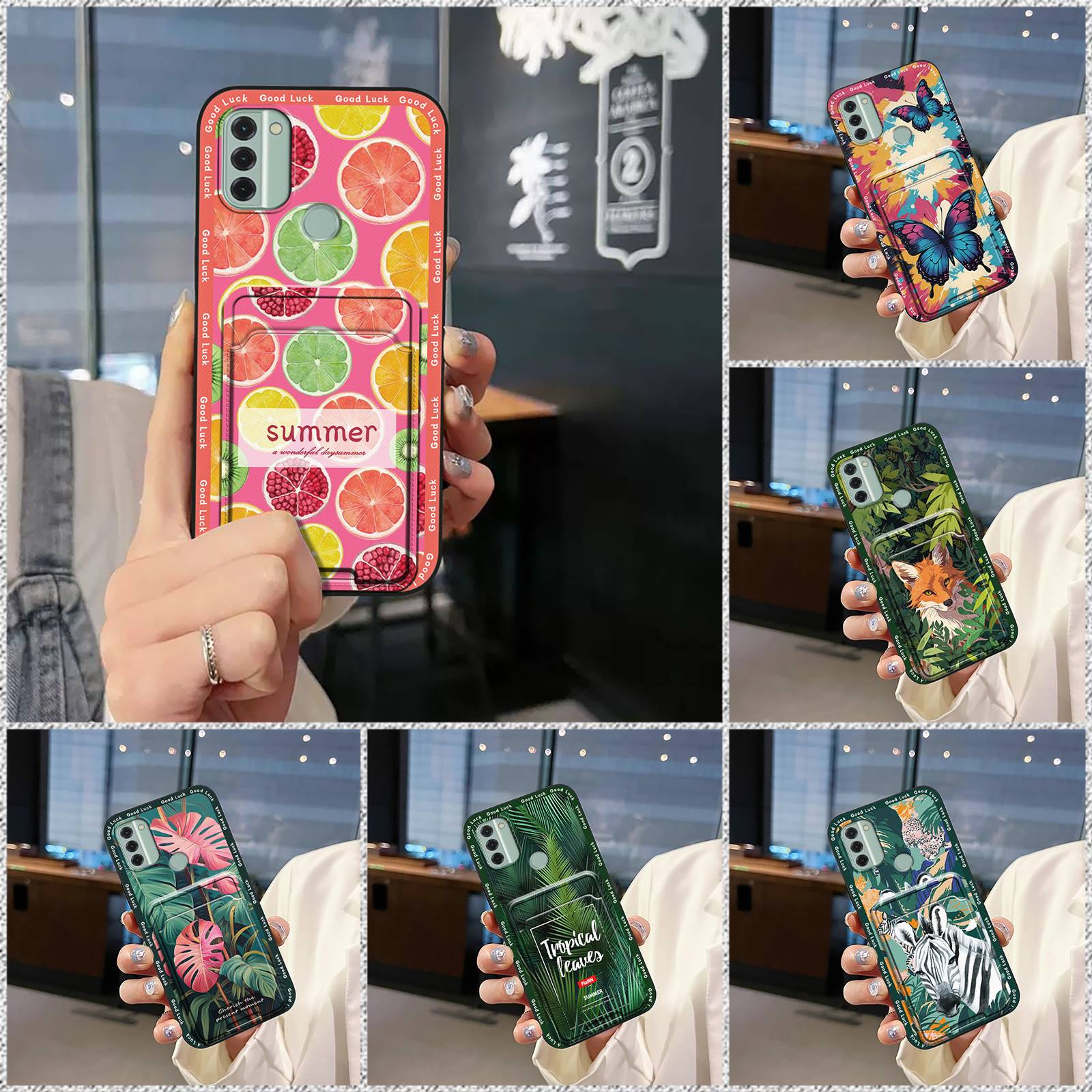 KJYF Per Nokia C31 Custodia, Trasparente Ultra-Sottile
