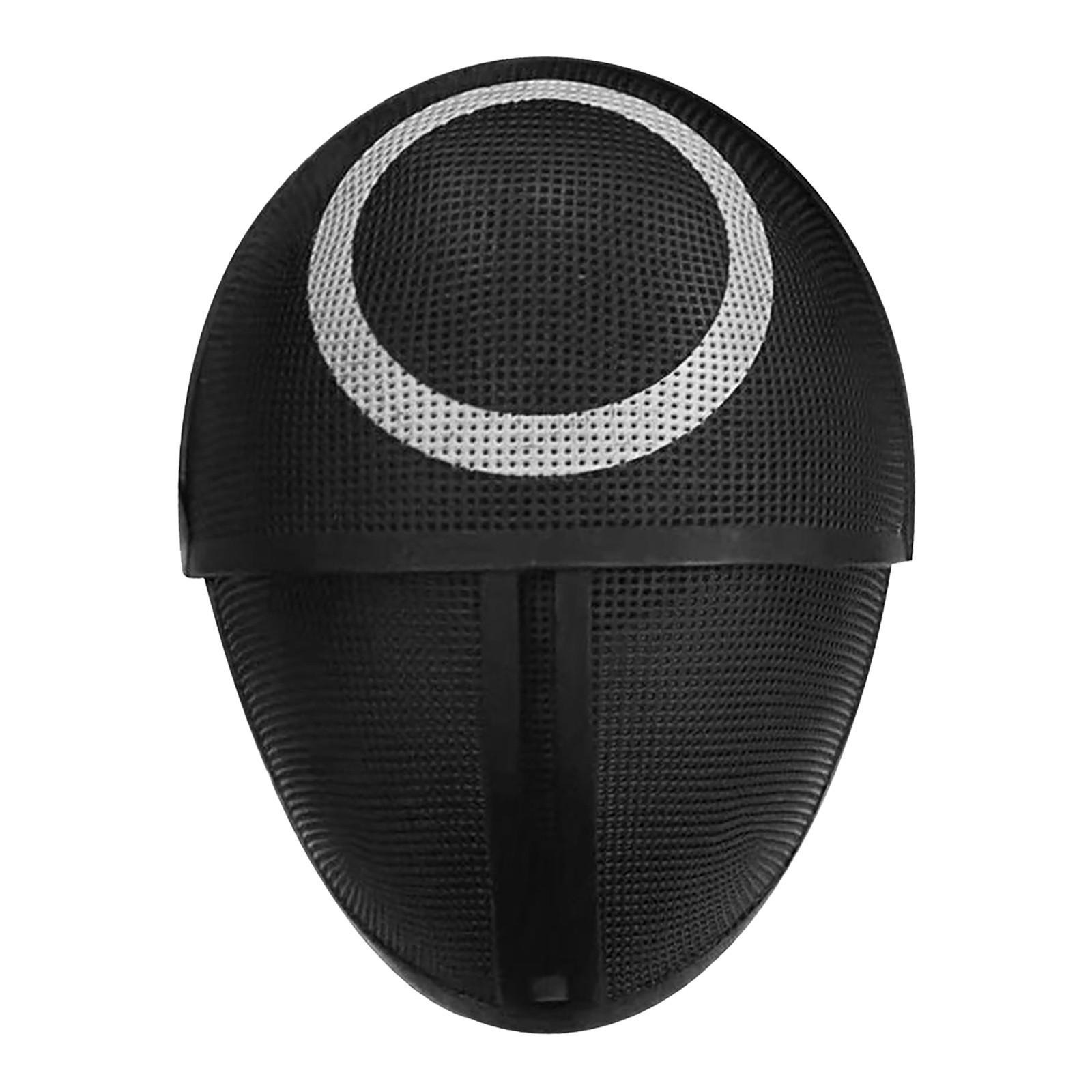The Squid Game Cosplay MaskSquid TV Show Halloween Costume Mask Square Triangle Circle Front Man (Front Man)Halloween Game Mask, Carnival Mask, Game Mask, Black Mask, Halloween Cosplay, Gadget, Man Mask, Circle, Triangle and Square, One Size
