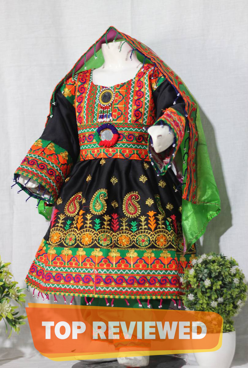afghani frock design