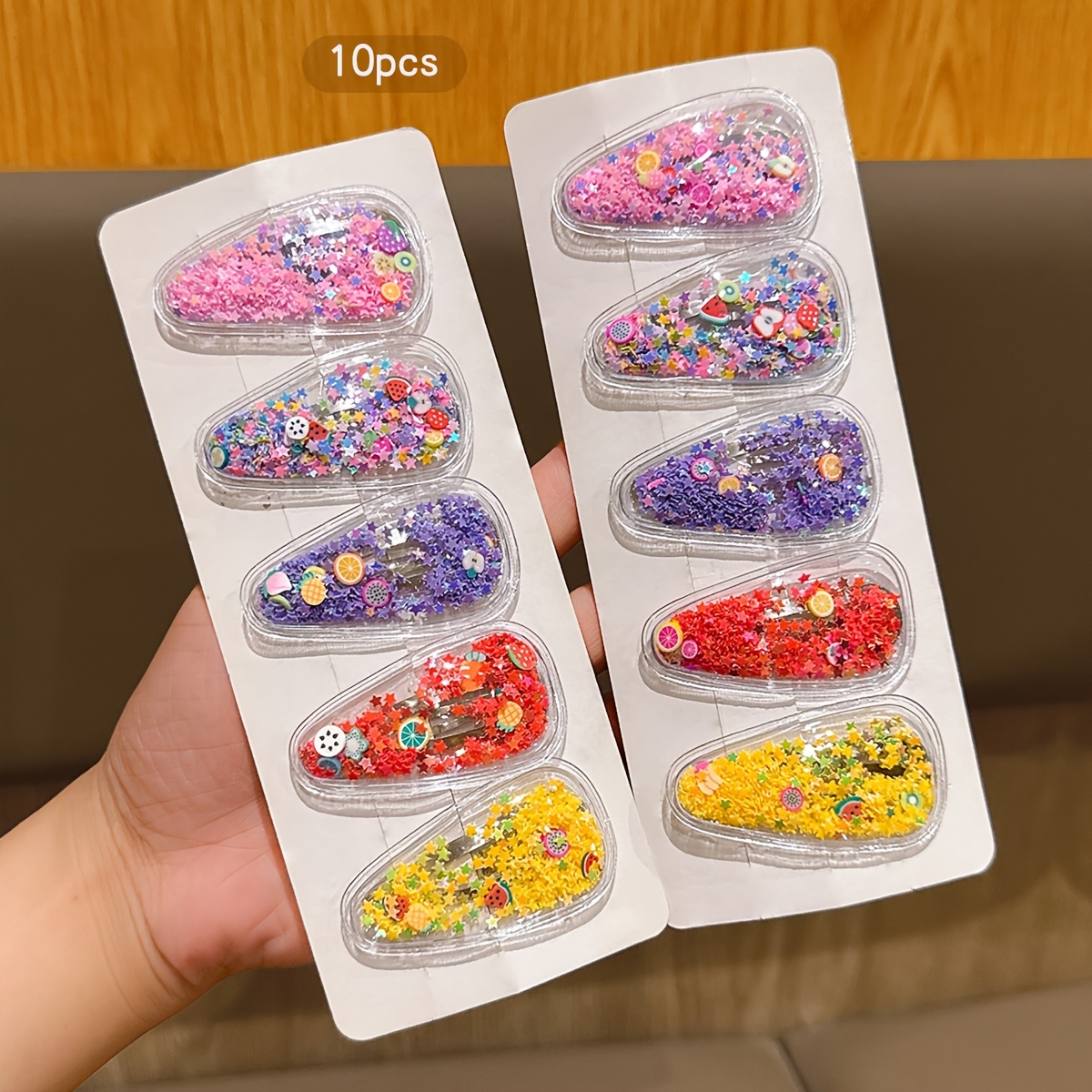 12 Sweet, Versatile, Easy, Non-Damaging, Colorful Hair Clips Suitable for Everyday Hair Additions