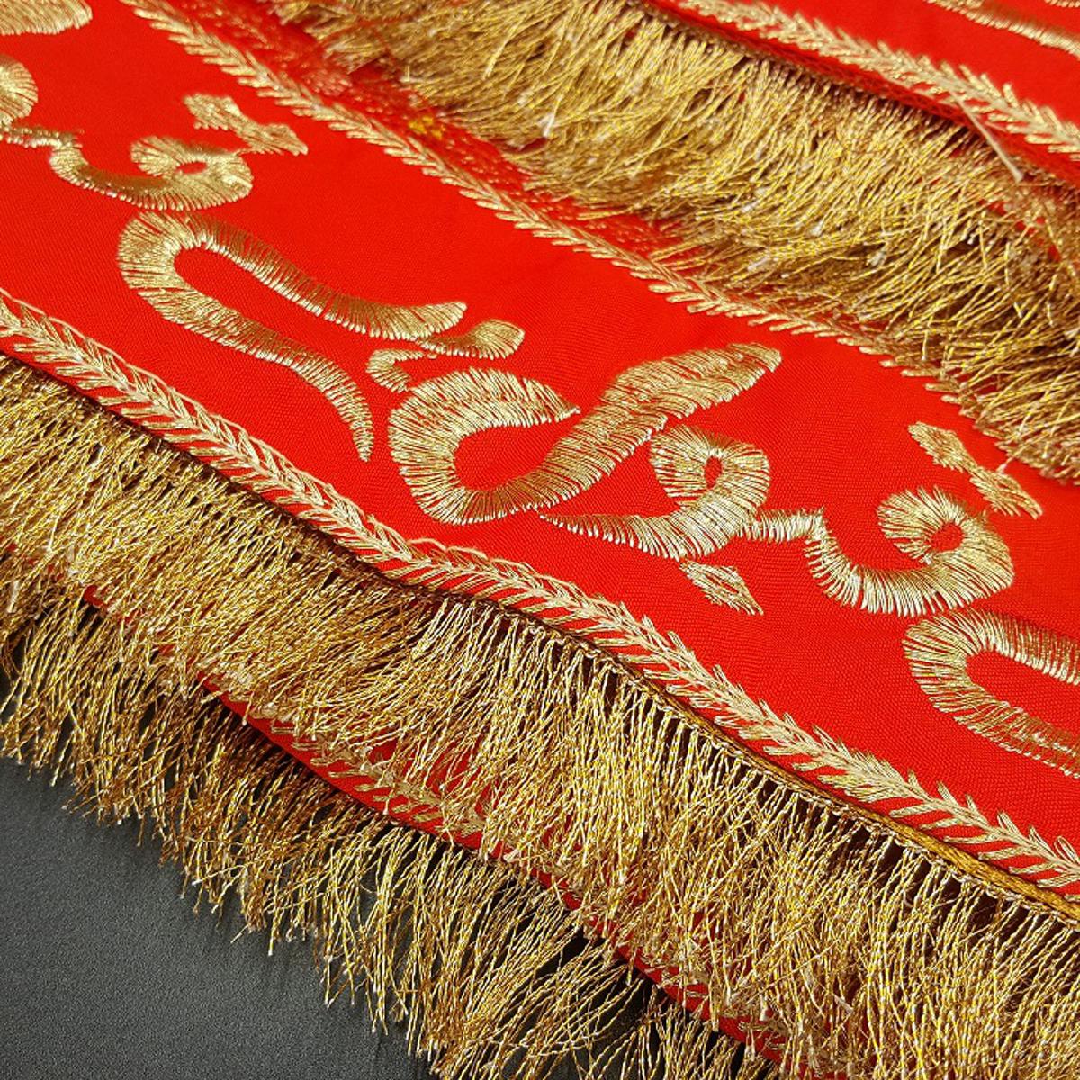 SHADI MUBARAK LAC Traditional Embroidery Bridal Duppatta ghonghat side Dubata for Rukhsati Shadi Mehndi Wedding Gift Nikah Event Red Nikkah Dupata Kabool Hai Net Stuff For Girls Women Traditional Embroidery Bridal Dubata Net Fancy Dress Qubool Hai Dupatta
