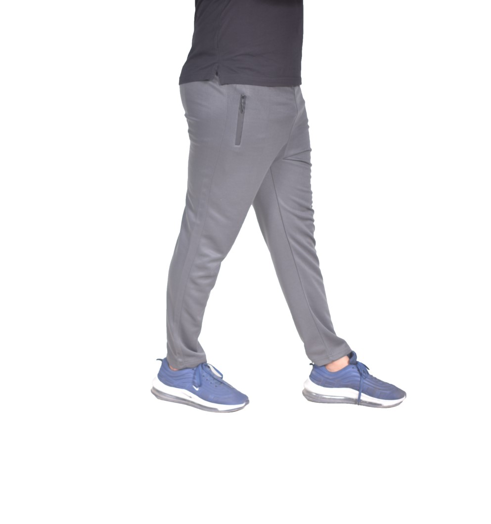 Athlico Men's Tapered Track Trouser | Zip Pocket Sports Pants | Slim Fit Casual Wear